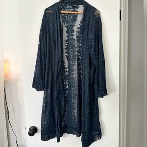 Beautiful navy blue Vici kimono